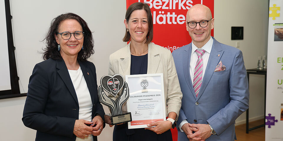 Kardinal Schwarzenberg Klinikum holt 1. Platz bei „Salzburger Pflegepreis 2026“