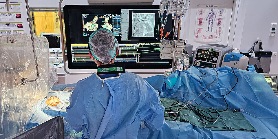 Neue Diagnose- und Behandlungsmethode bei Herzrhythmusstörungen im KSK