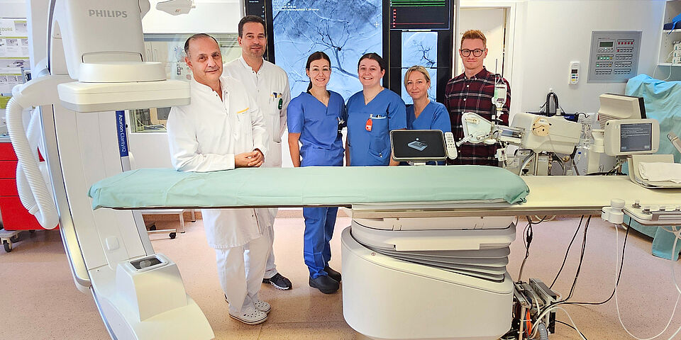 Interventionelles Gefäßzentrum: Neue Angiographie-Anlage für Radiologie und Kardiologie